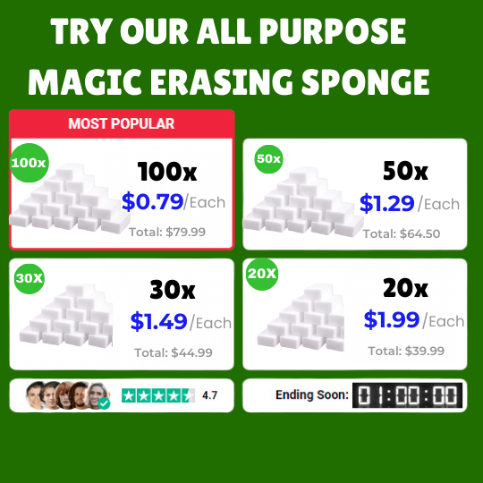 All Purpose Magic Eraser Sponge